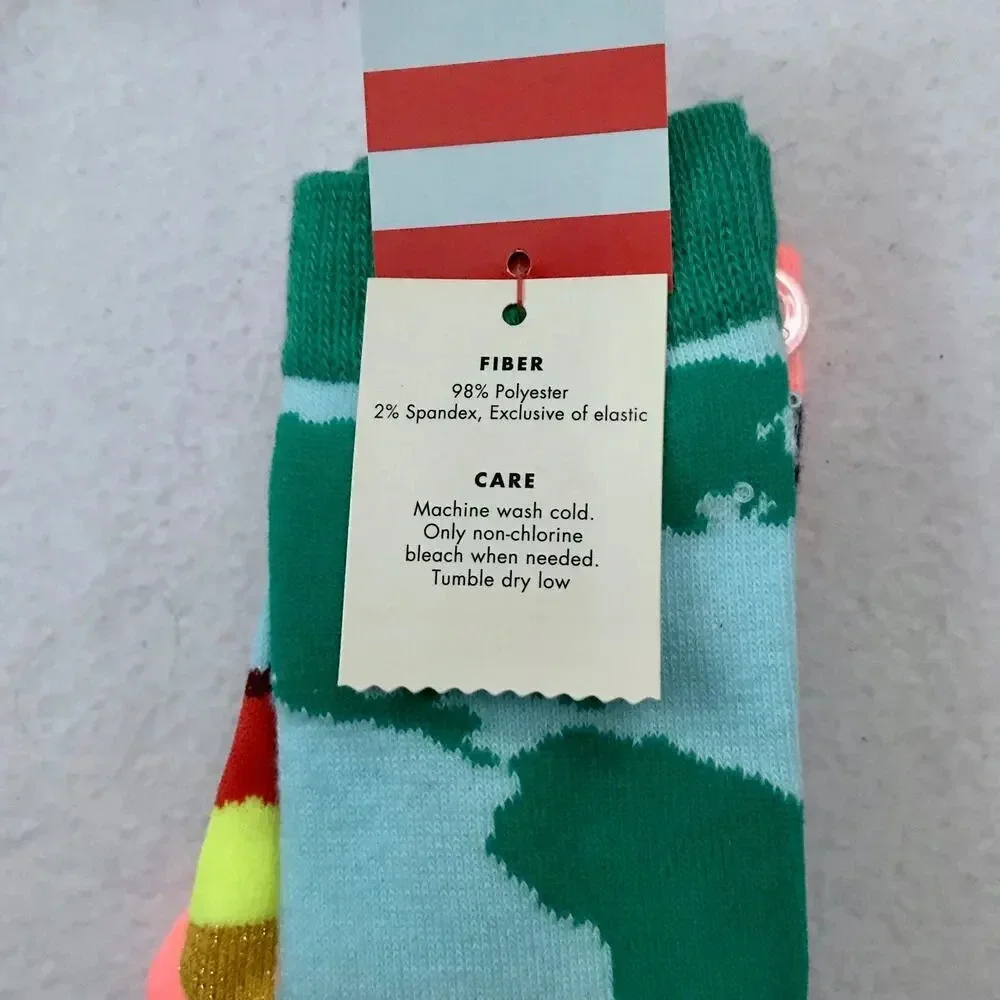Cat & Jack NWT 2 Pairs Knee-High Socks Girls S (5.5-8.5)